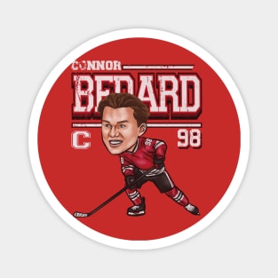 Connor Bedard Chicago Cartoon Magnet